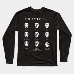 V for Feelings Long Sleeve T-Shirt